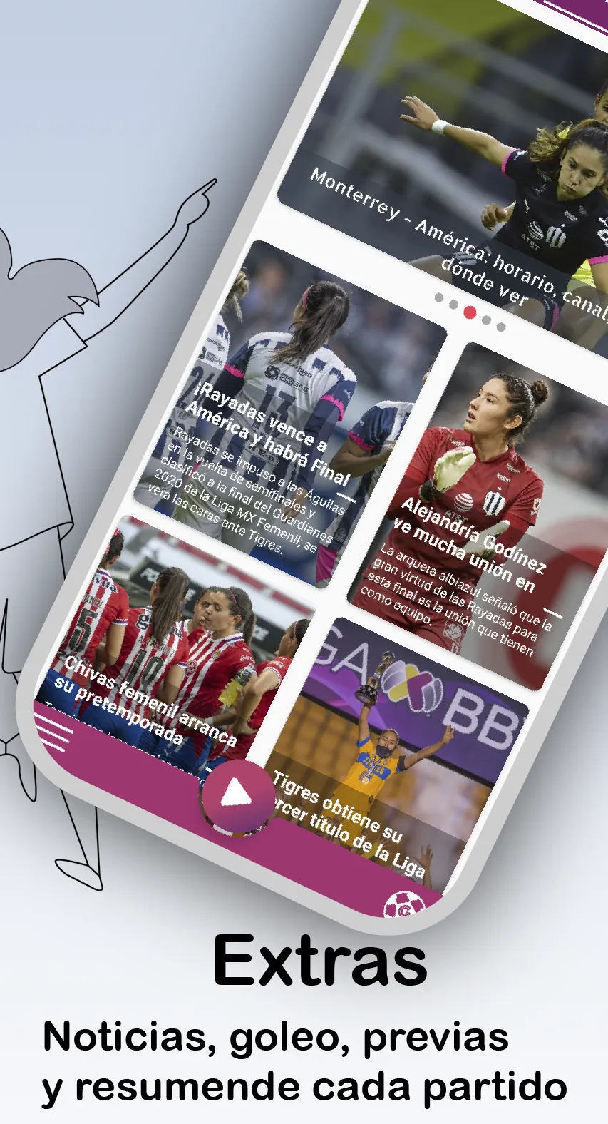 Futbol Femenil Mexico - App | Indus Appstore | Screenshot