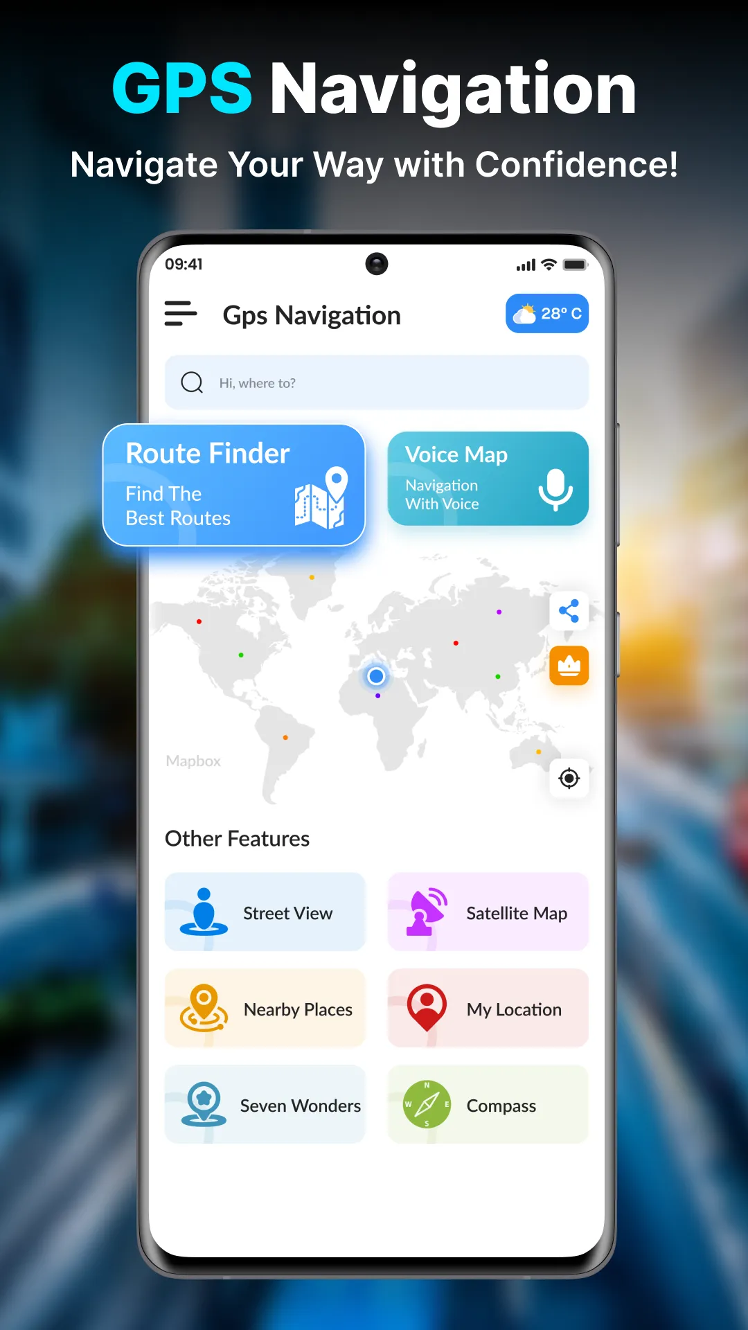 GPS Maps Voice Navigation | Indus Appstore | Screenshot