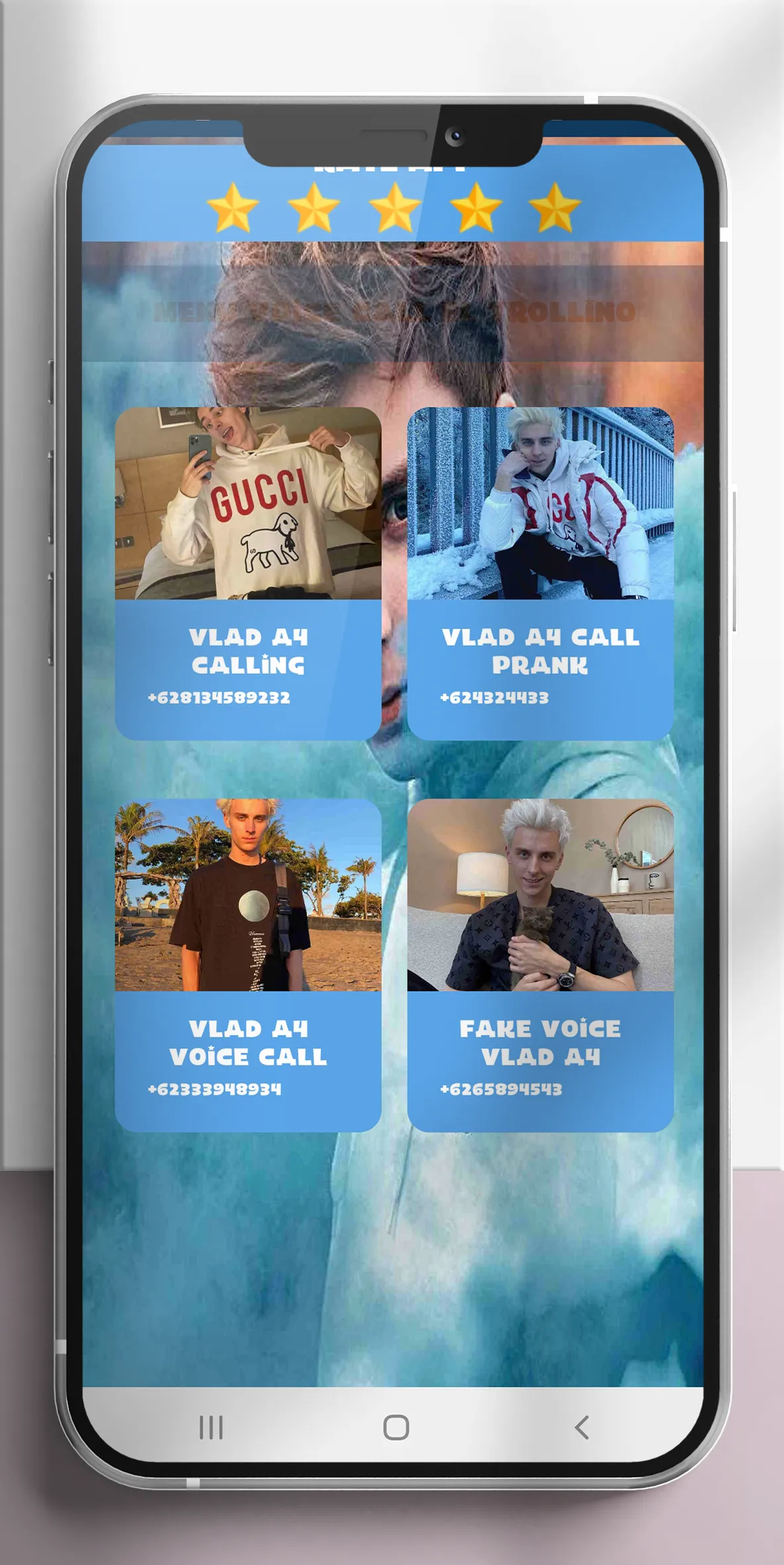 Vlad A4 Fake call prank | Chat | Indus Appstore | Screenshot