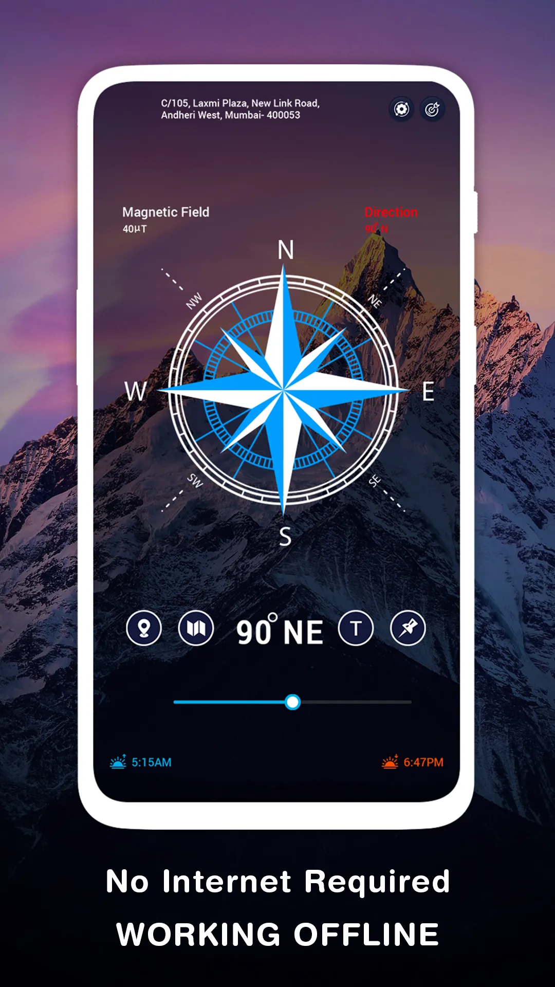 Digital Compass : GPS & Smart | Indus Appstore | Screenshot