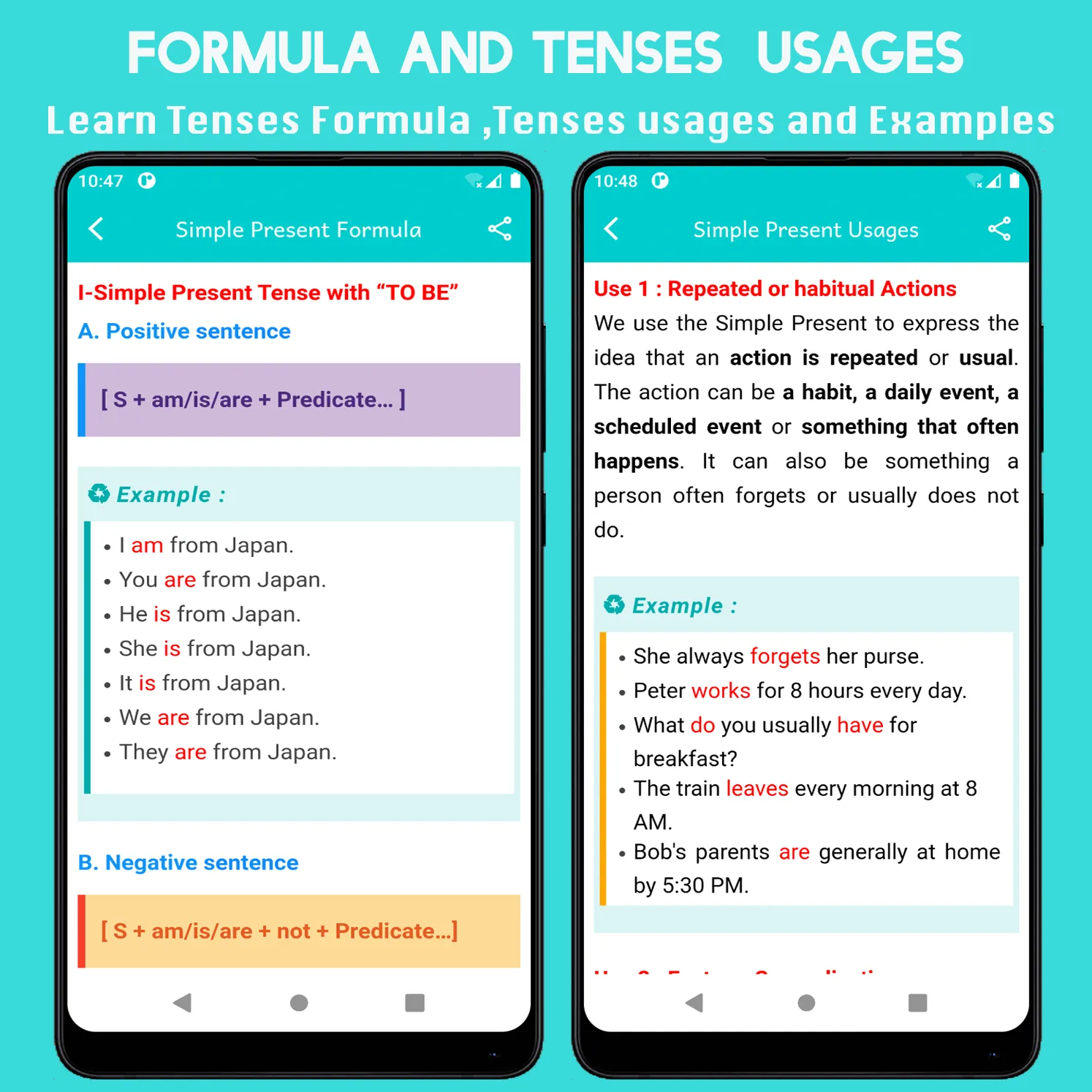 All English Tenses | Indus Appstore | Screenshot