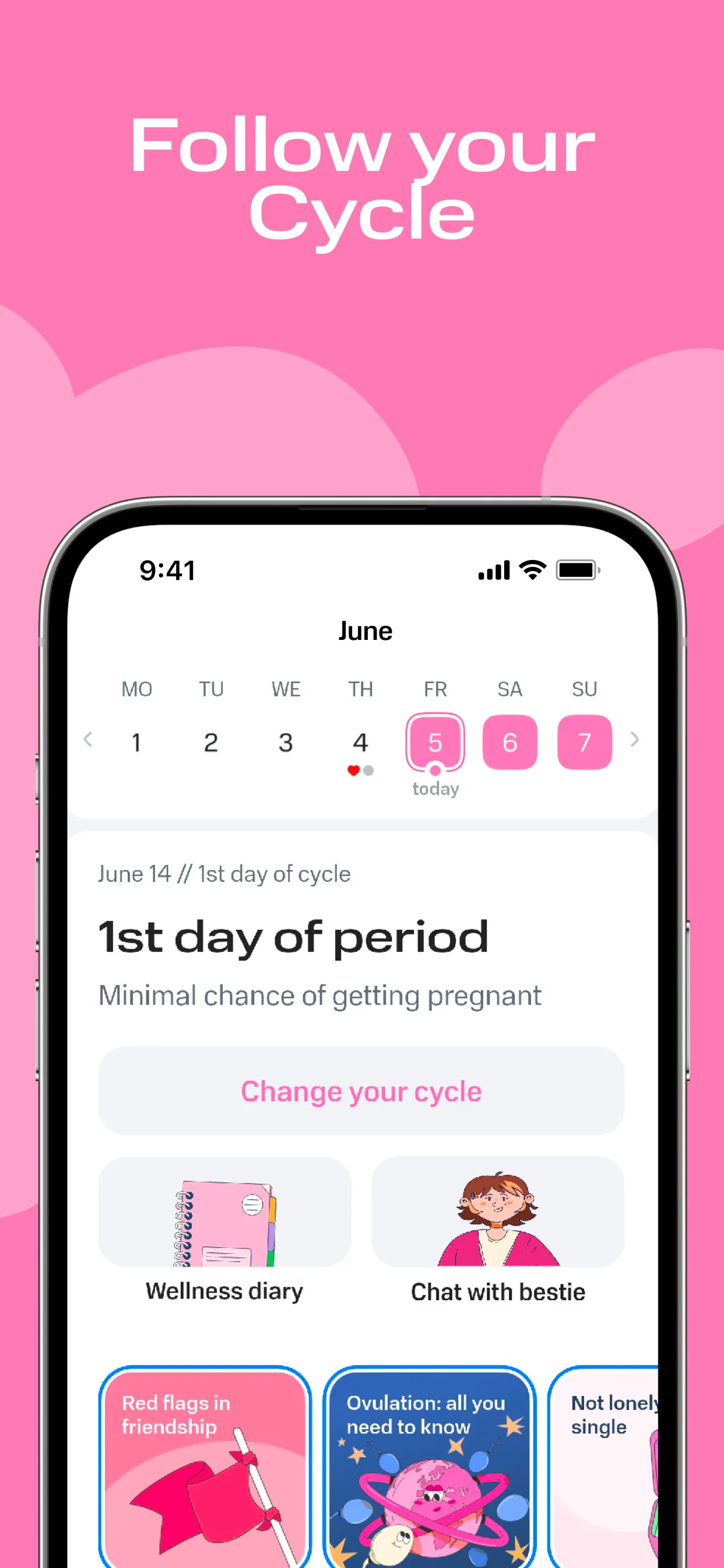 Clatch: Women's period tracker | Indus Appstore | Screenshot