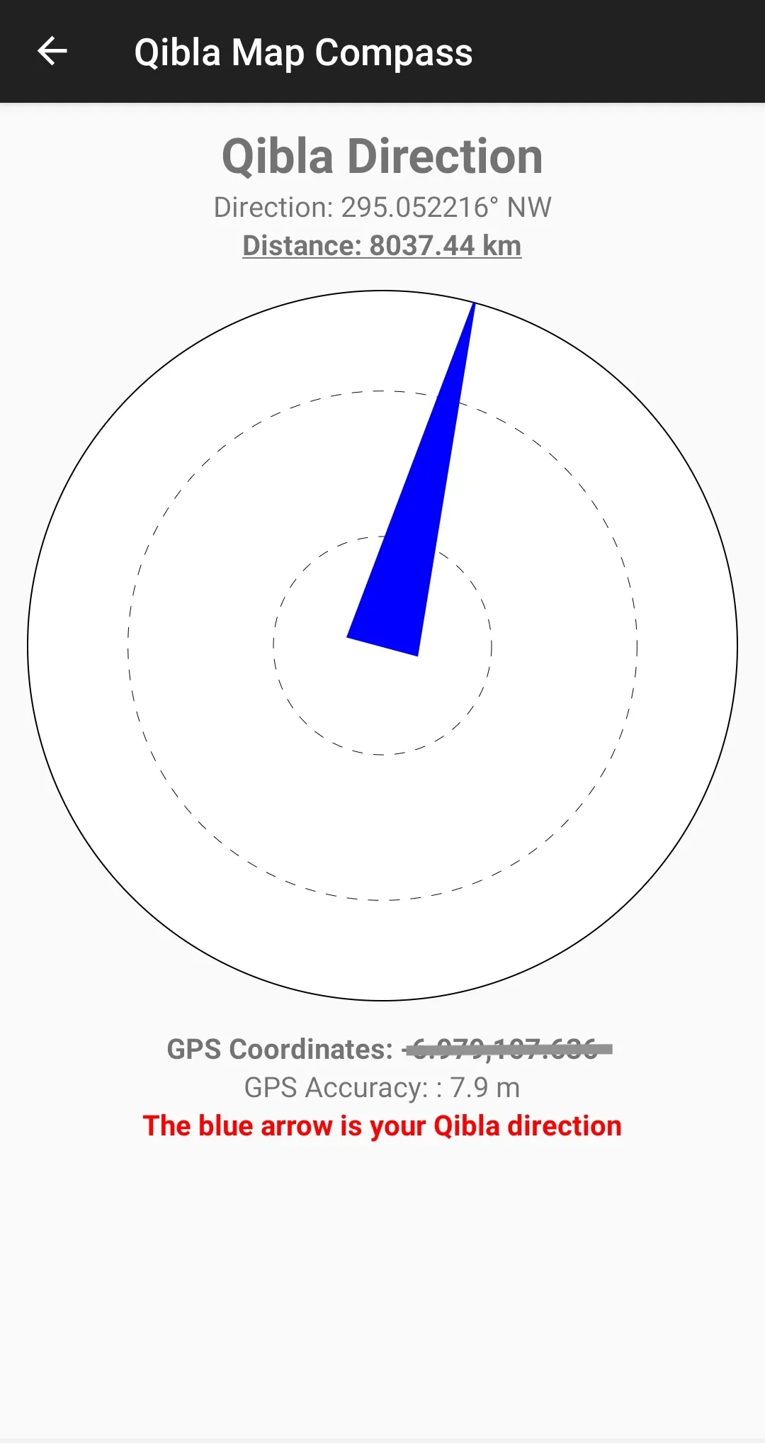 Qibla Map Compass | Indus Appstore | Screenshot