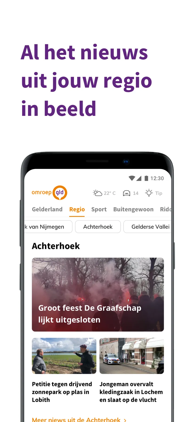 Omroep Gelderland | Indus Appstore | Screenshot