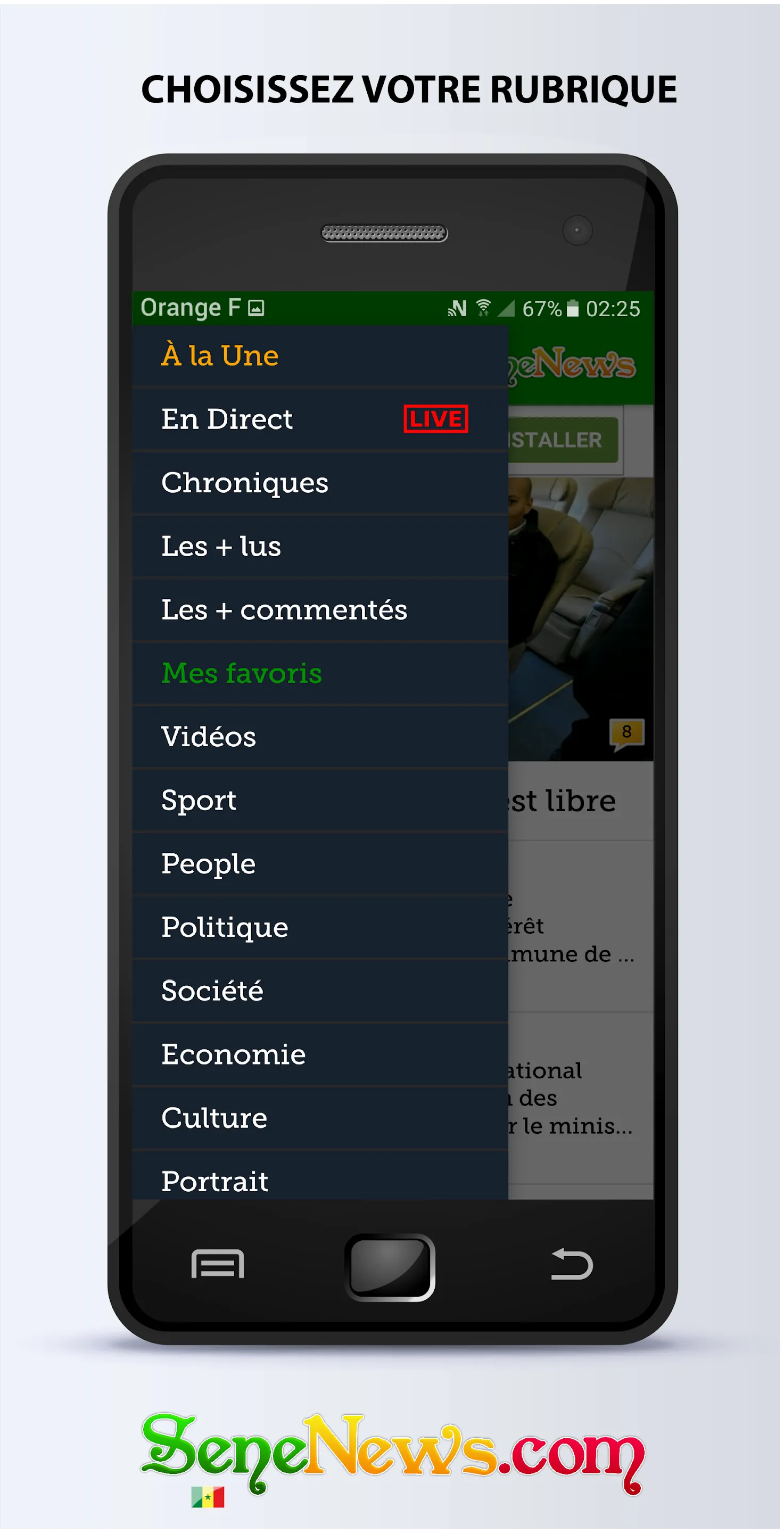 SeneNews : News in Senegal | Indus Appstore | Screenshot