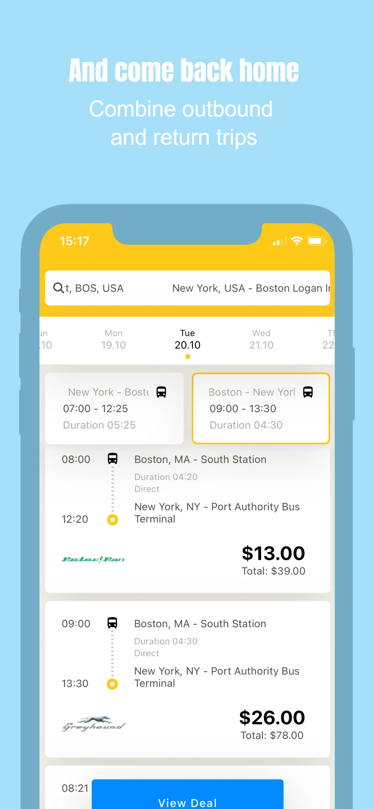 CheckMyBus: Find bus tickets! | Indus Appstore | Screenshot