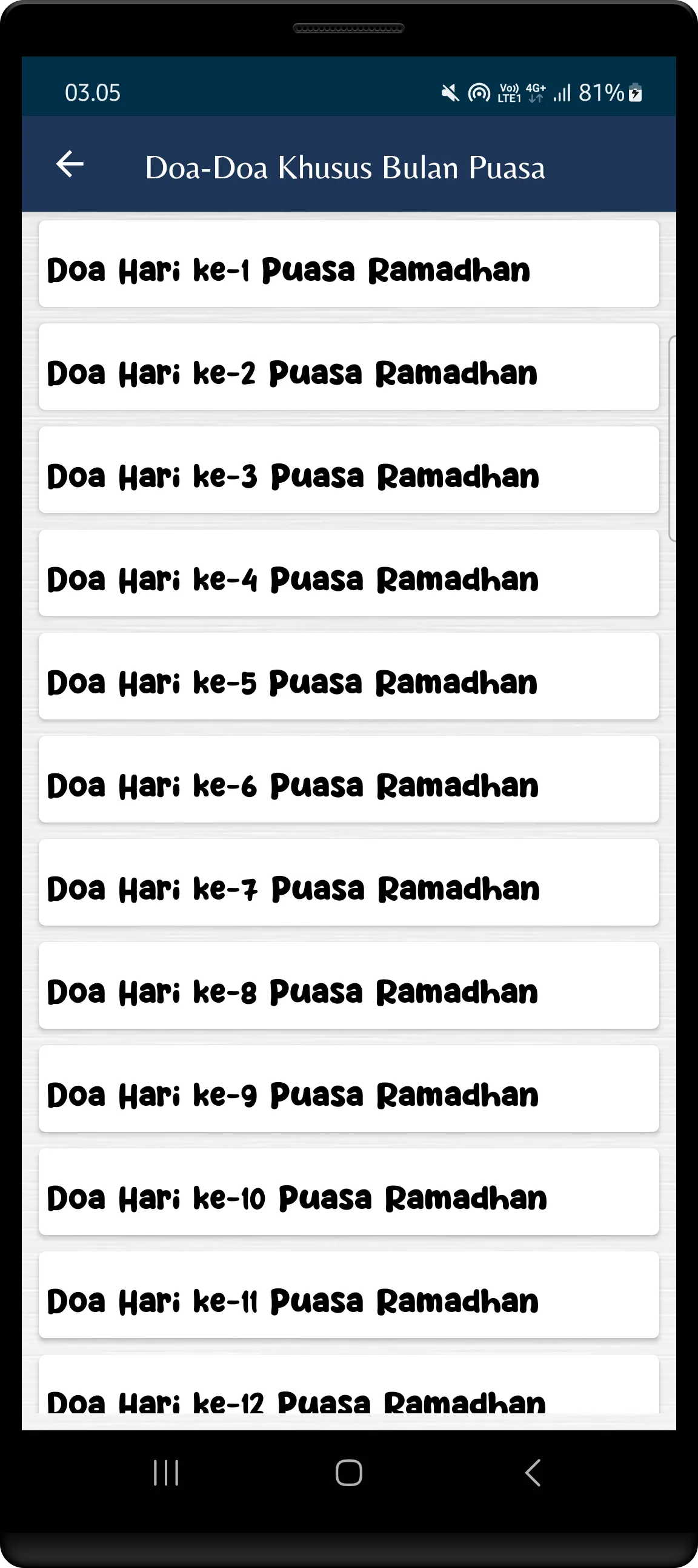 Jadwal Ramadhan | Indus Appstore | Screenshot