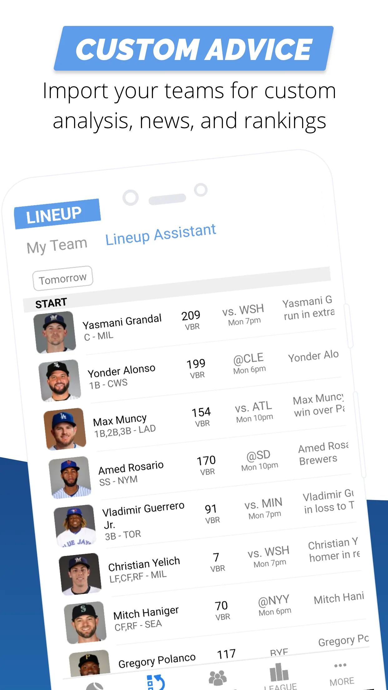 Fantasy Baseball My Playbook | Indus Appstore | Screenshot