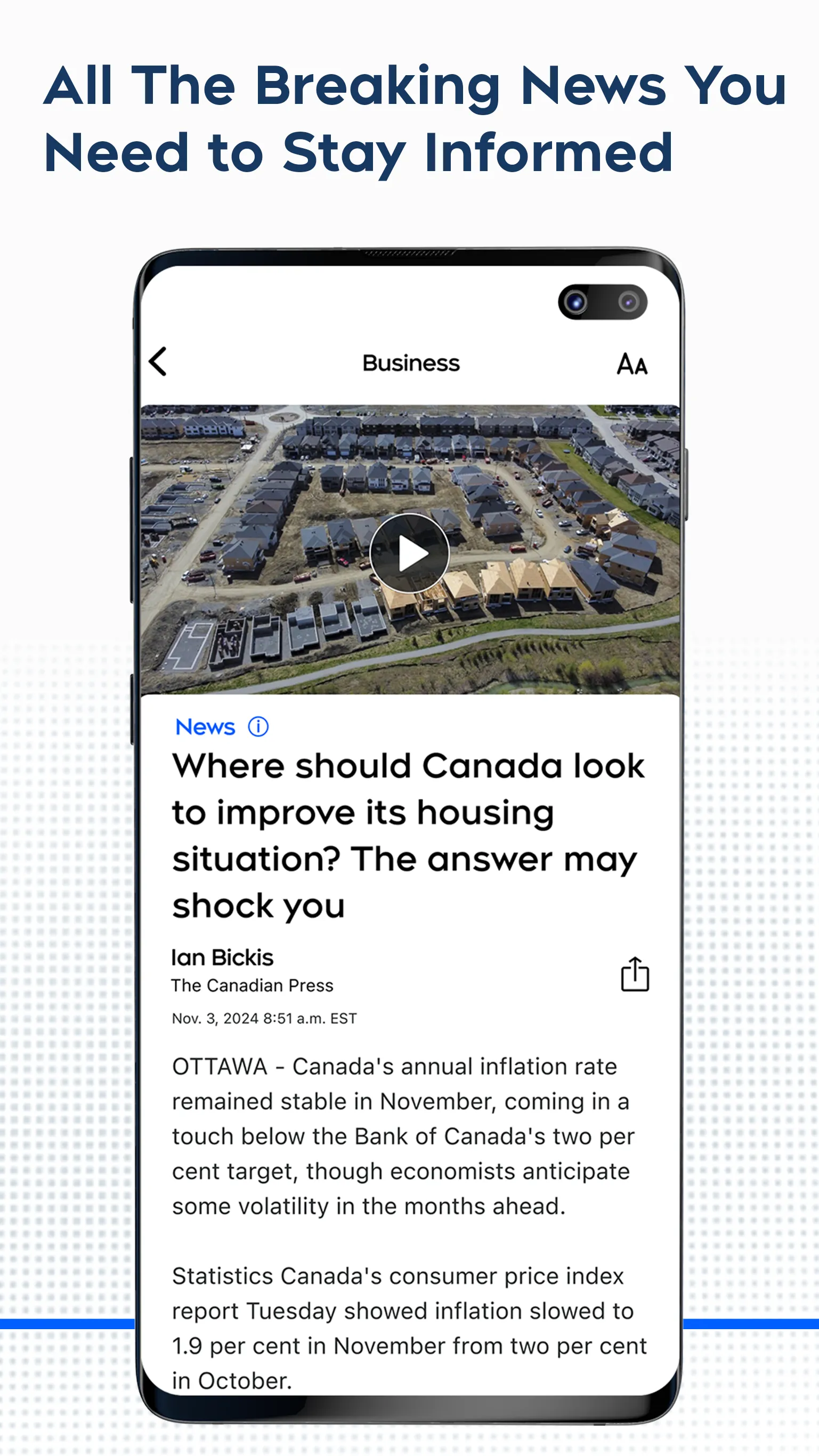 CTV News: Canada, Local, World | Indus Appstore | Screenshot