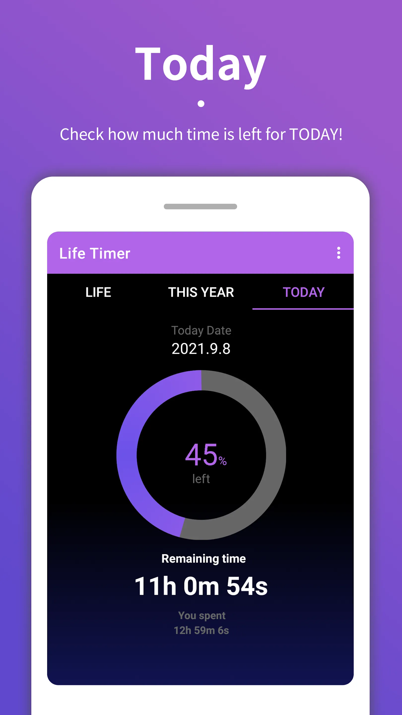 Life Timer – Remaining Time Ca | Indus Appstore | Screenshot