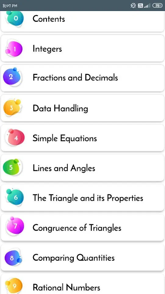 Class 7 Maths NCERT Book | Indus Appstore | Screenshot