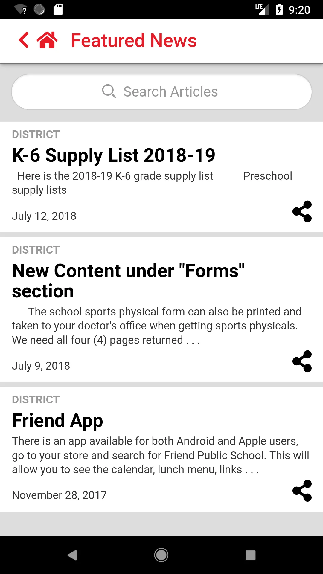 Friend Public Schools | Indus Appstore | Screenshot