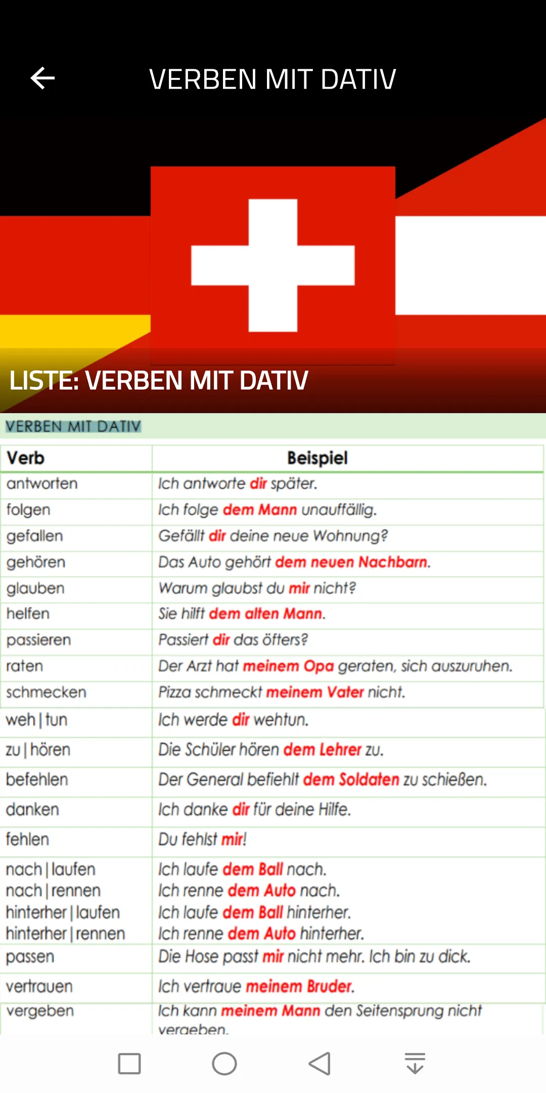 German Grammar learning. | Indus Appstore | Screenshot