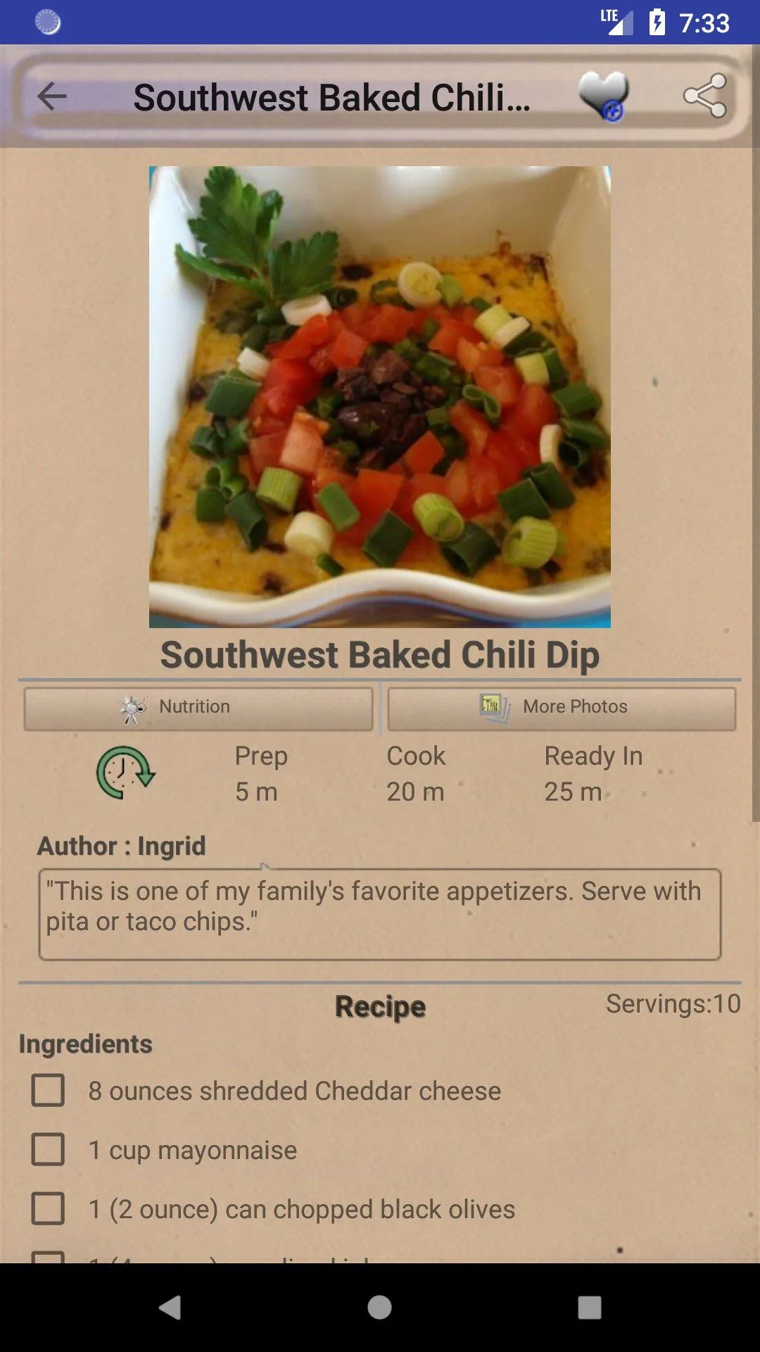 Mexican Recipes ~ Easy Cassero | Indus Appstore | Screenshot