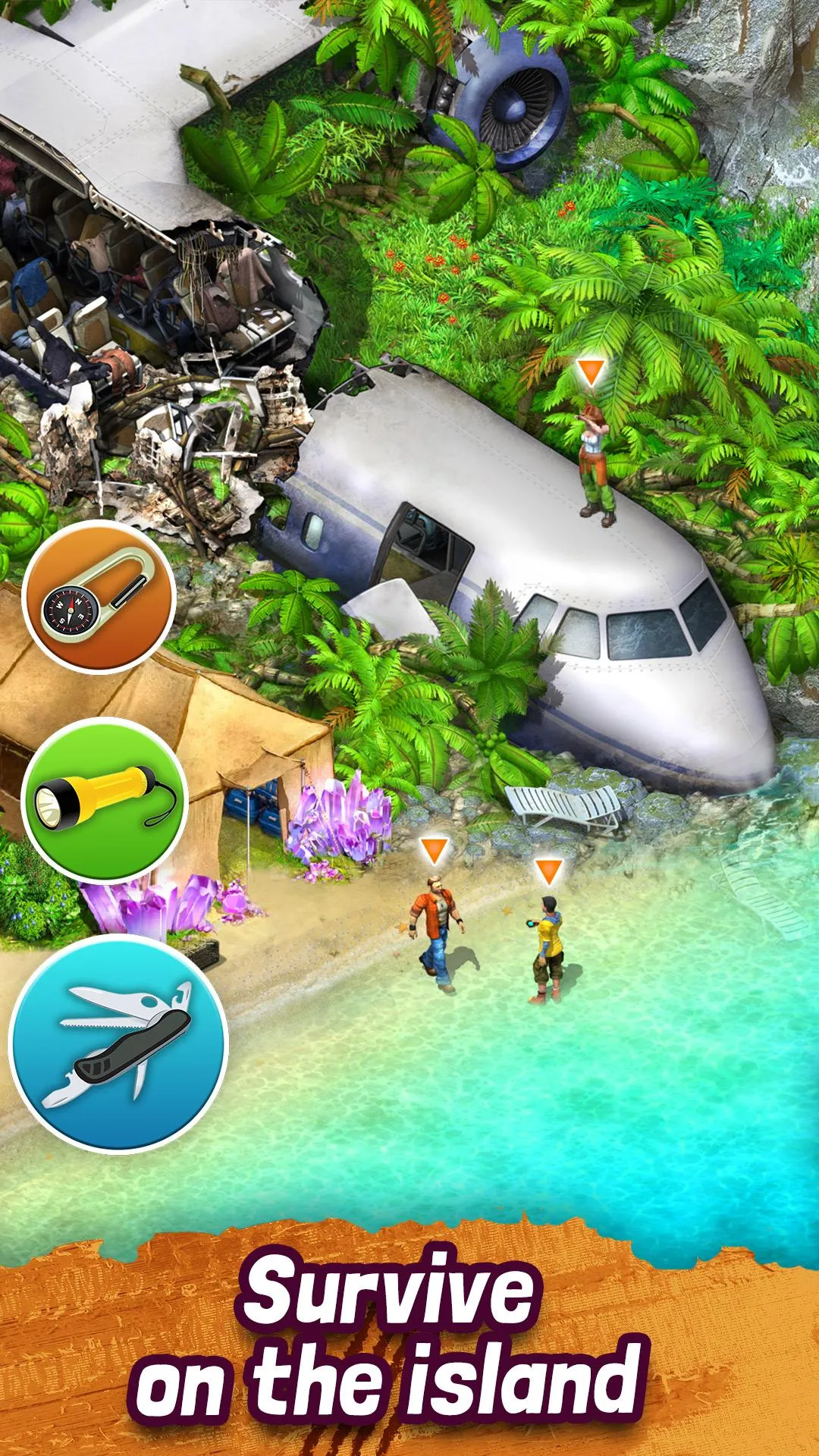 Survivors: Match 3・Lost Island | Indus Appstore | Screenshot