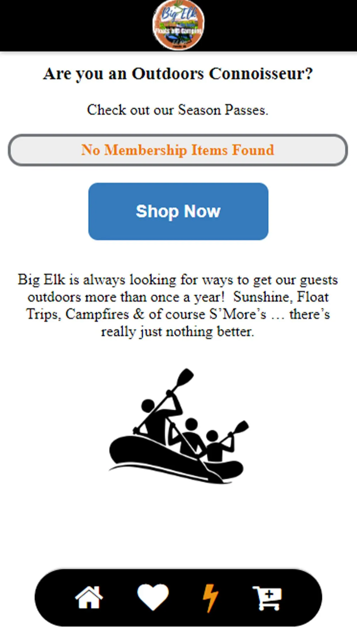 Big Elk Floats & Camping | Indus Appstore | Screenshot