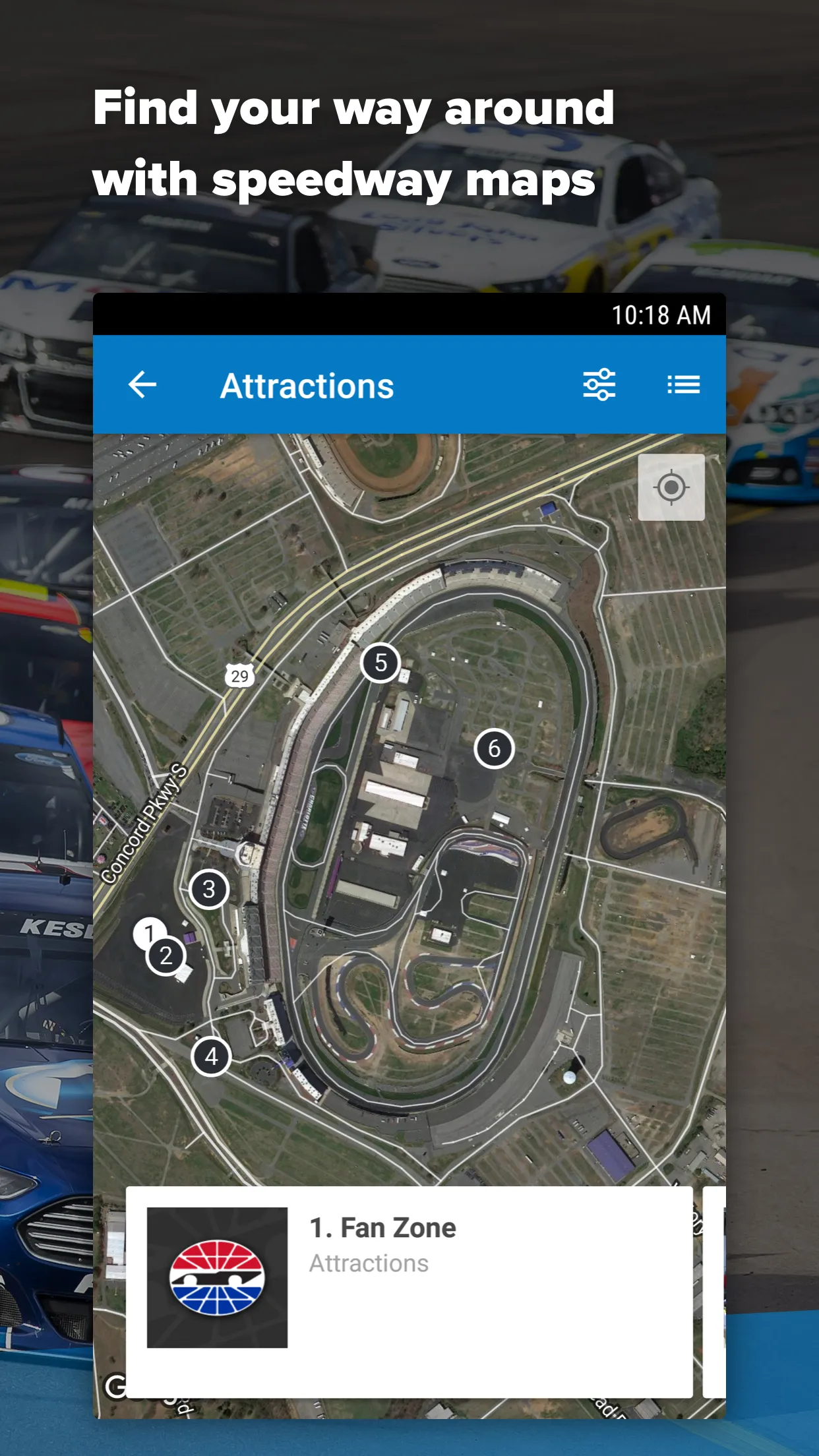 Charlotte Motor Speedway | Indus Appstore | Screenshot