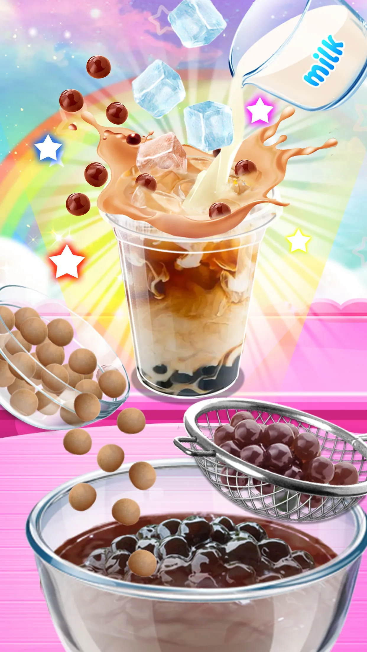 Unicorn Bubble Tea - Icy Drink | Indus Appstore | Screenshot