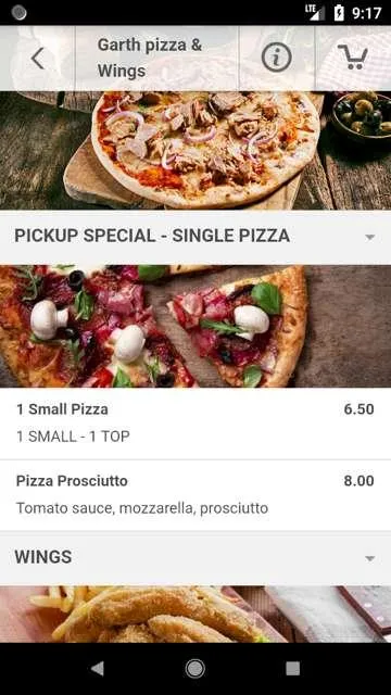 Garth pizza&wings. | Indus Appstore | Screenshot