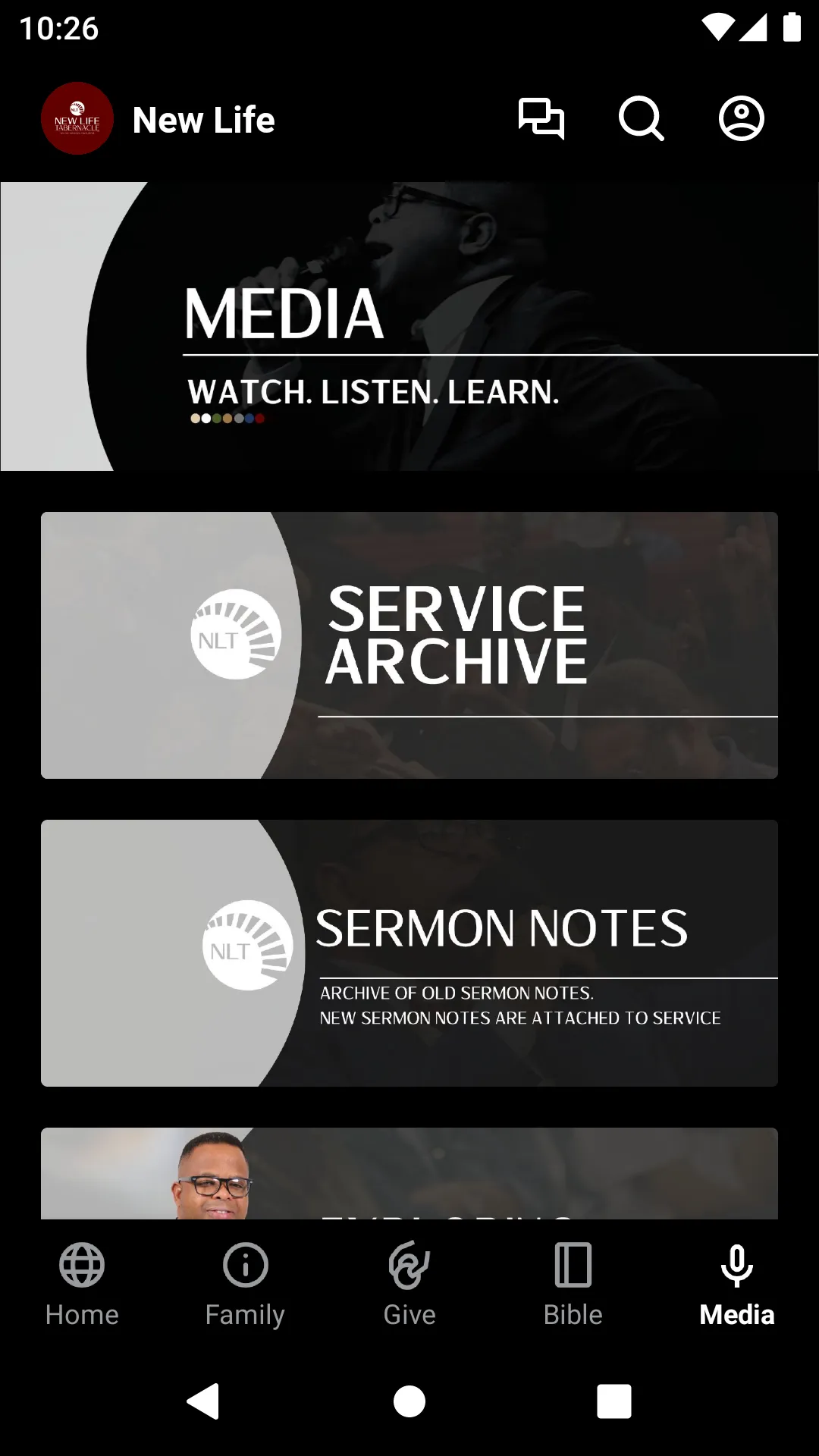 New Life Tabernacle UPC | Indus Appstore | Screenshot