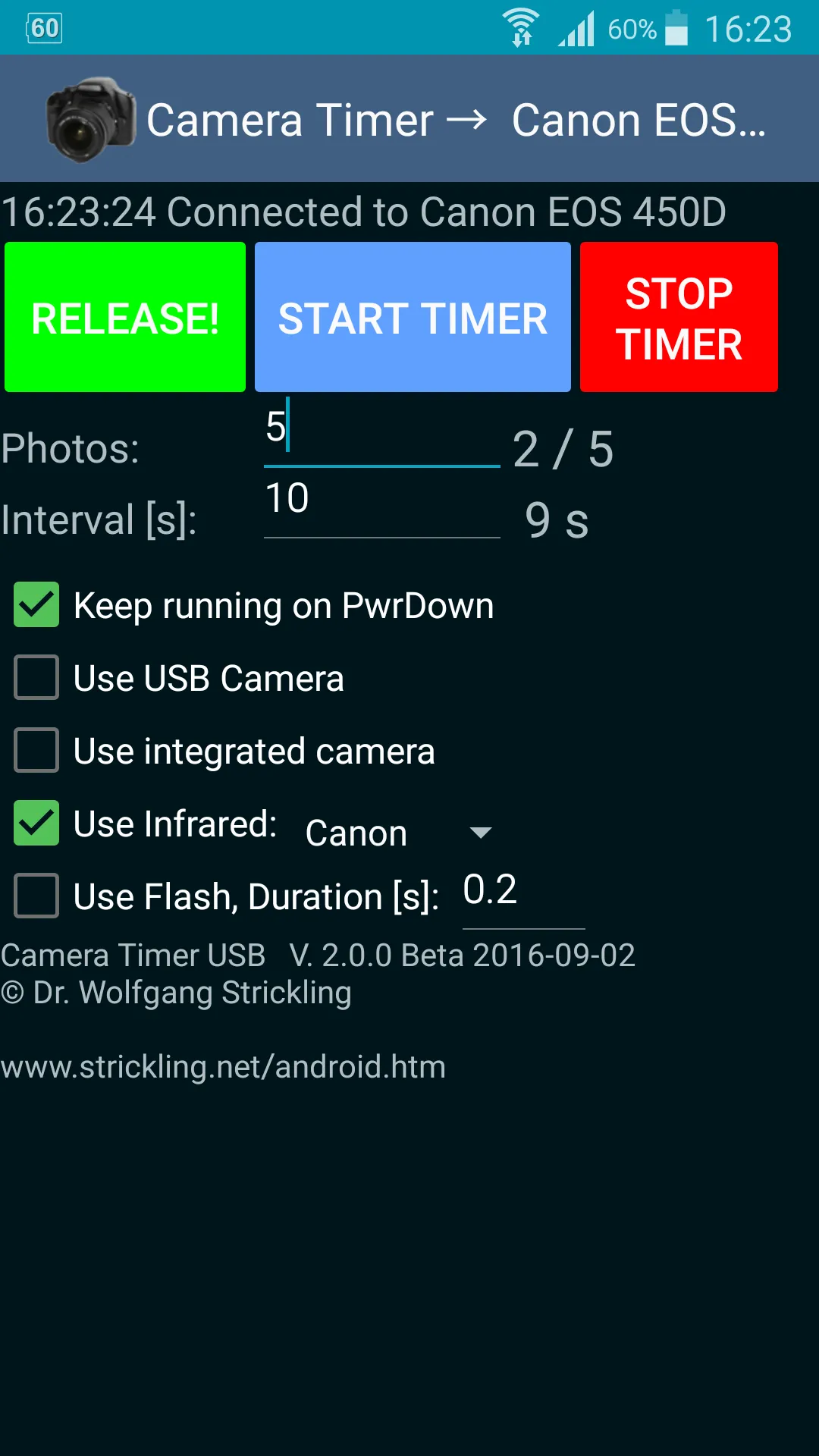 Camera Timer USB | Indus Appstore | Screenshot