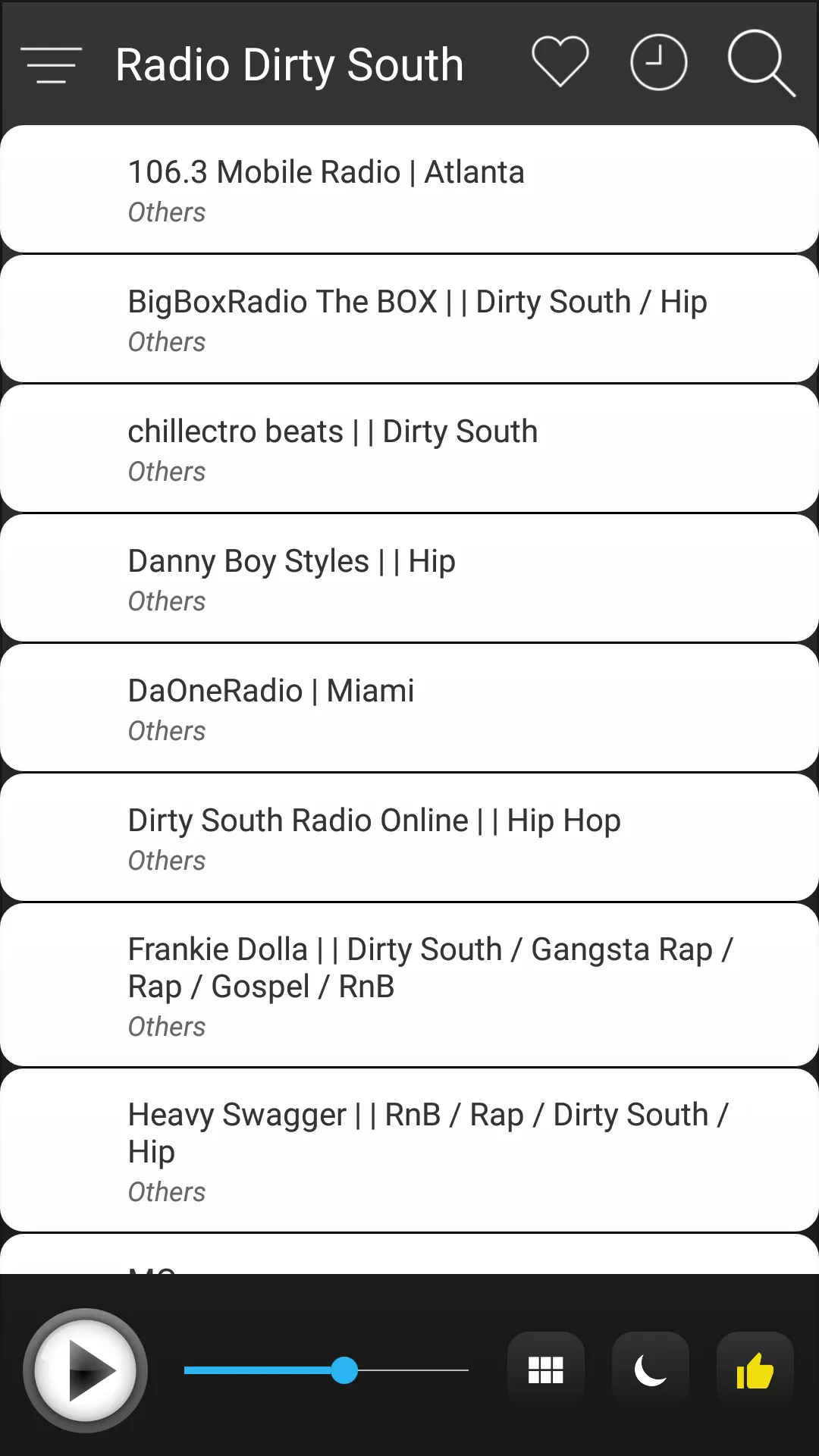 Dirty South Radio FM AM Music | Indus Appstore | Screenshot