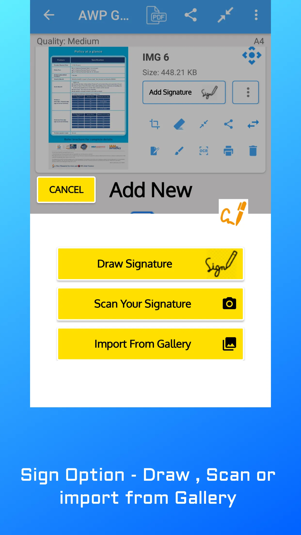 Sign Doc - Sign and Fill PDF | Indus Appstore | Screenshot