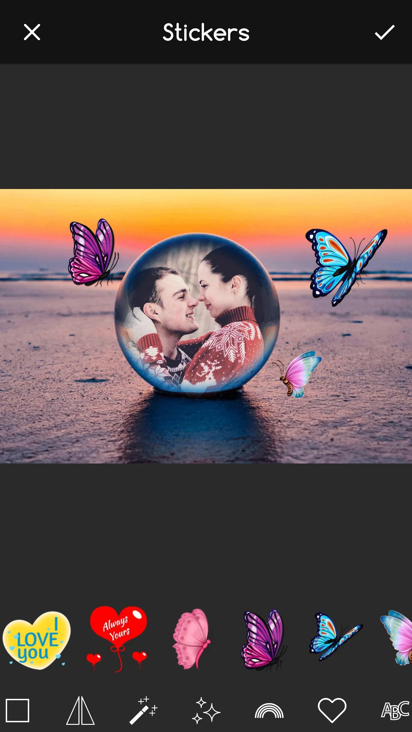 Crystal Ball Photo Frame | Indus Appstore | Screenshot