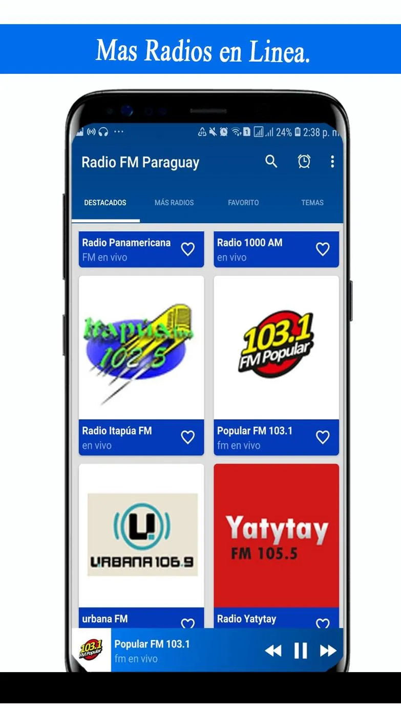 Radios de Paraguay | Indus Appstore | Screenshot