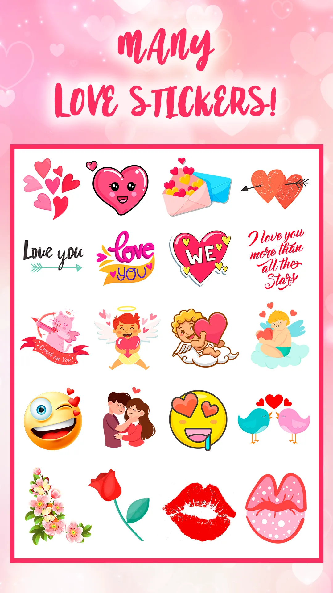 Love Photo Frames & Emojis | Indus Appstore | Screenshot