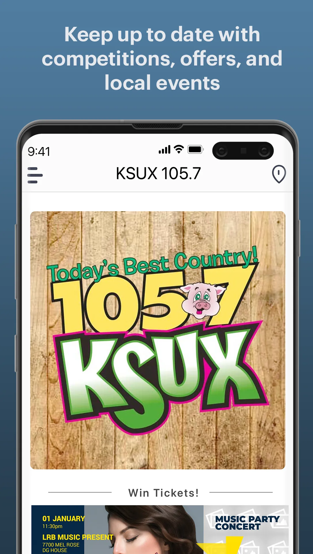 KSUX 105.7 | Indus Appstore | Screenshot