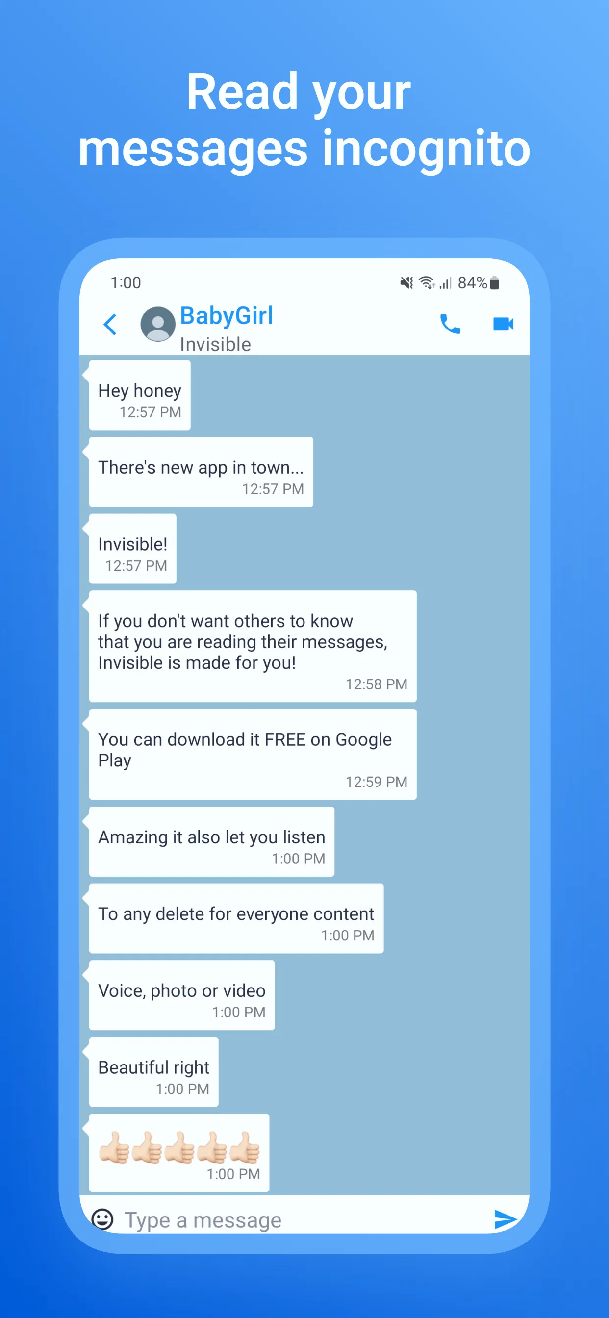 Invisible: Chat Offline GB | Indus Appstore | Screenshot