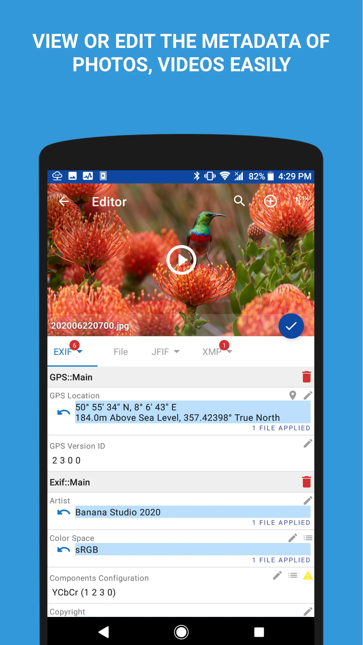 EXIF Pro: ExifTool for Android | Indus Appstore | Screenshot