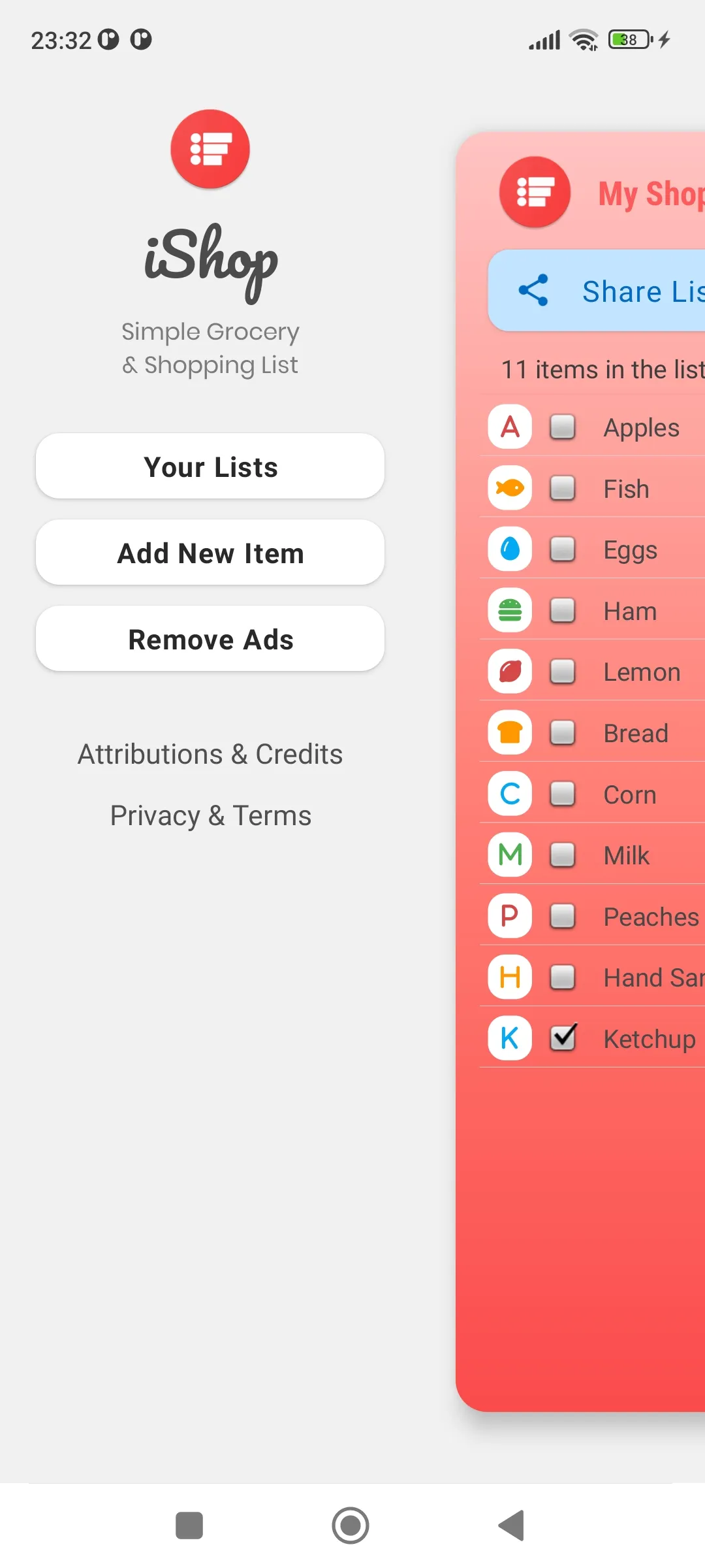 A Simple Grocery Shopping List | Indus Appstore | Screenshot