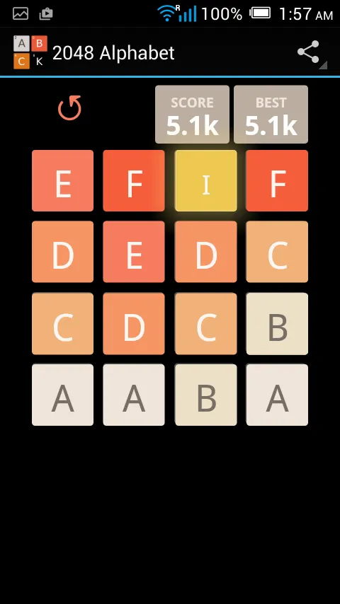 2048 Alphabet | Indus Appstore | Screenshot