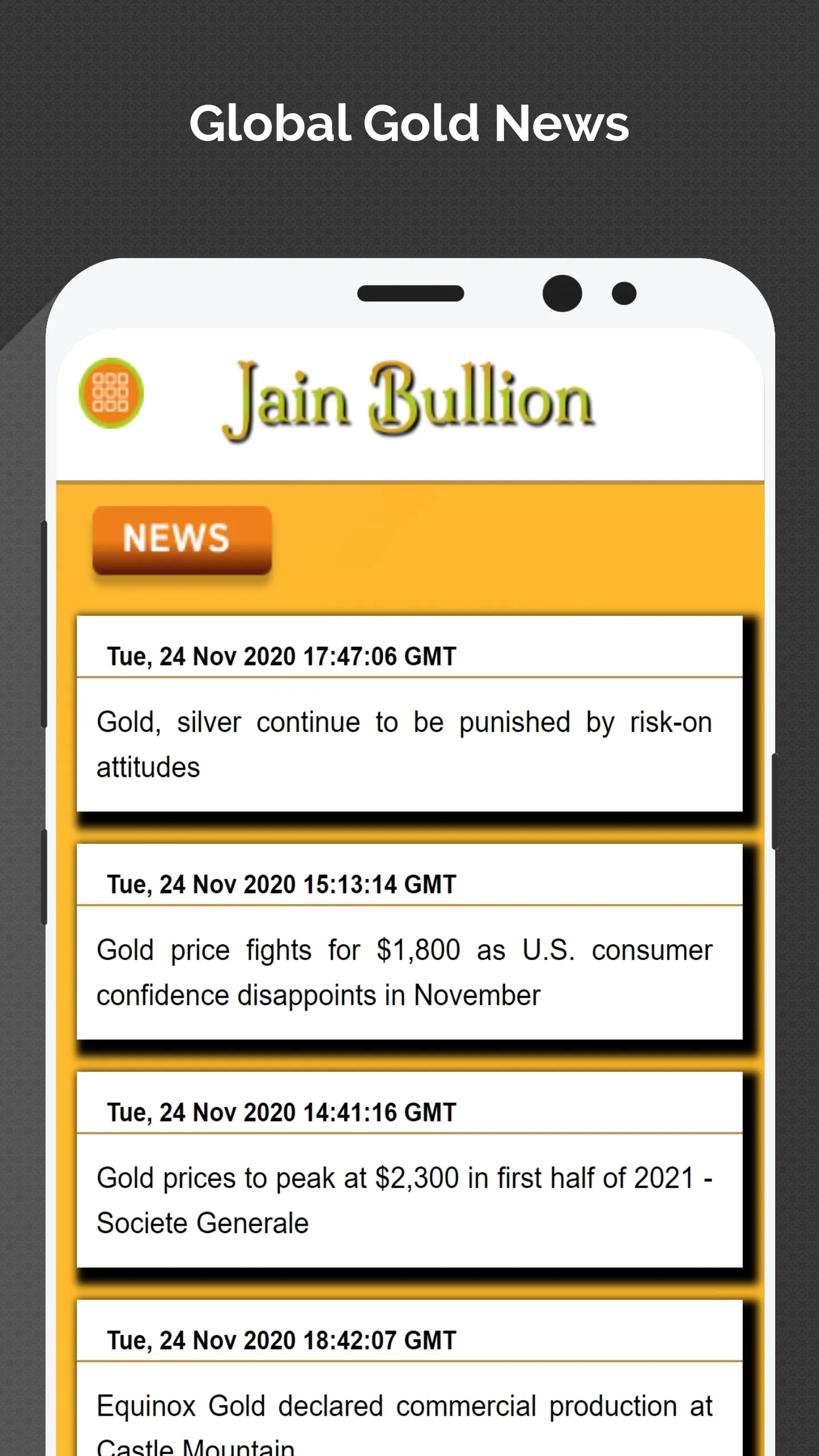 Jain Bullion | Indus Appstore | Screenshot