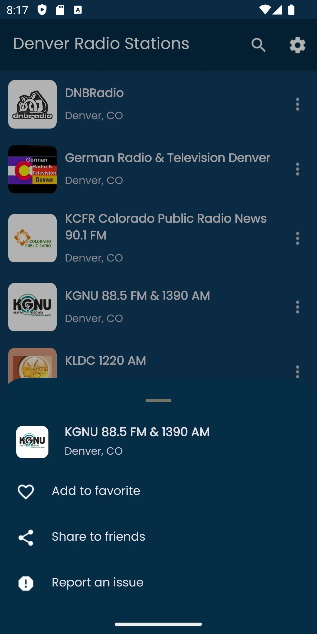 Radios from Denver | Indus Appstore | Screenshot