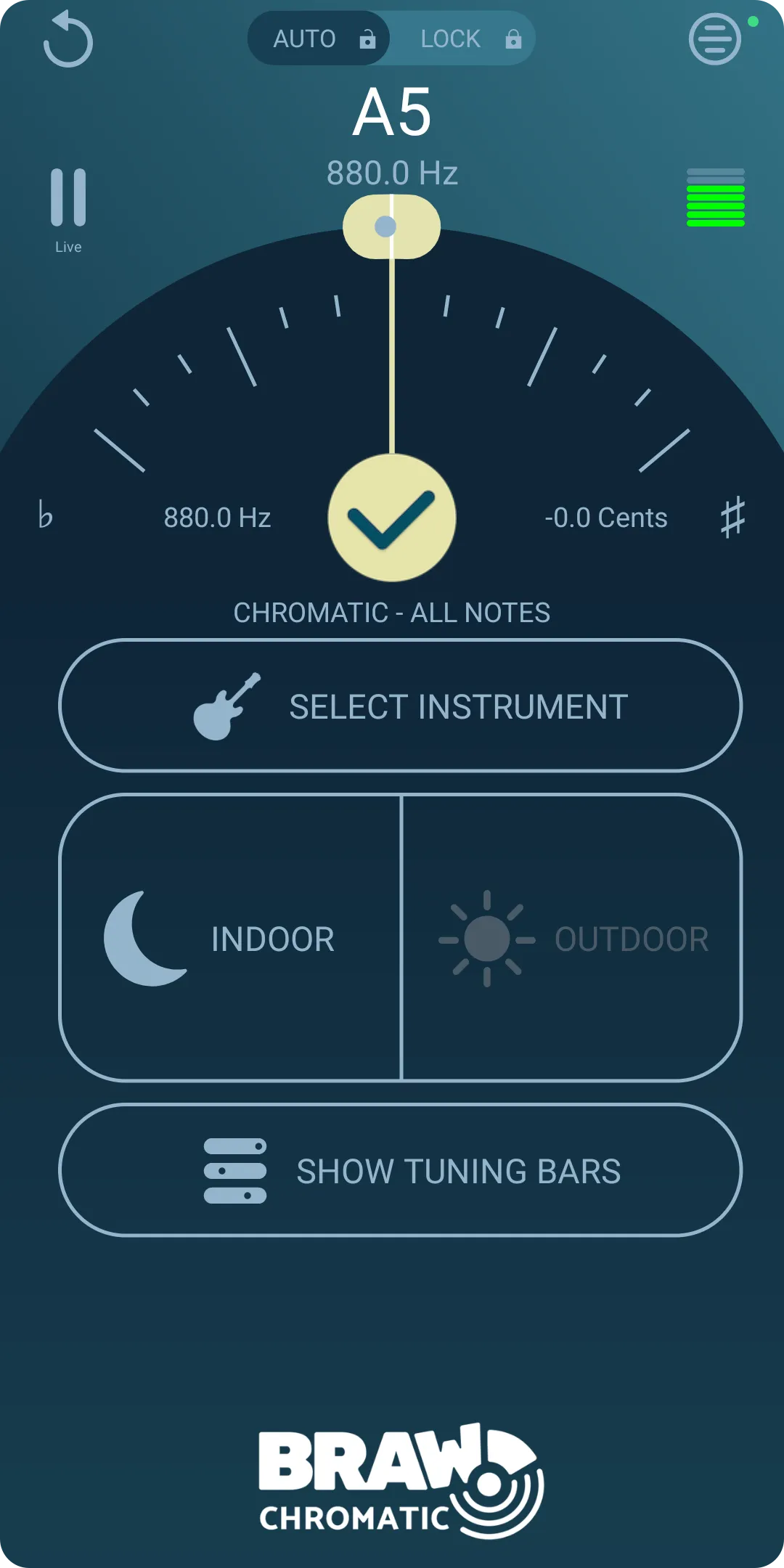 Braw Chromatic Tuner | Indus Appstore | Screenshot