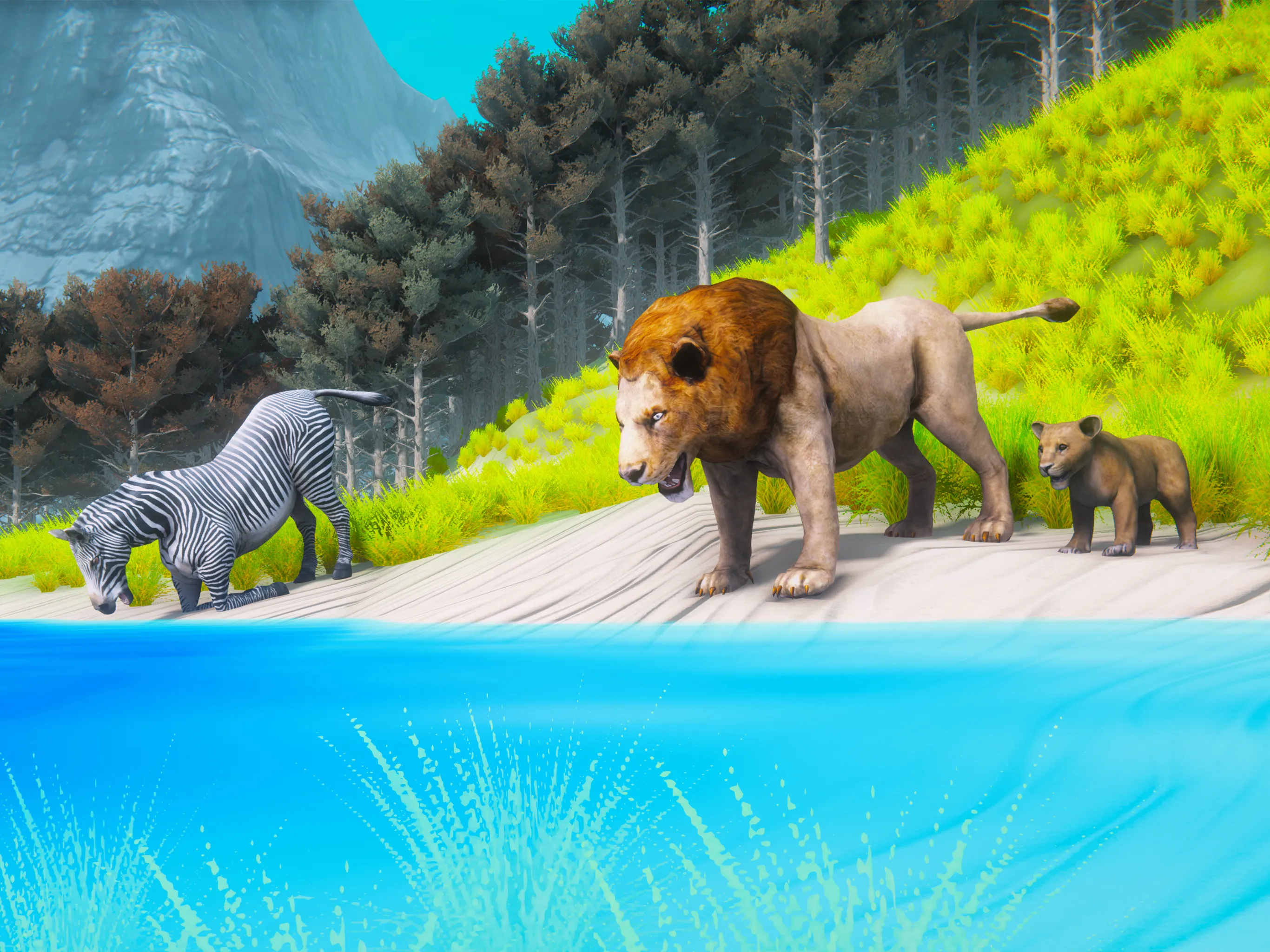 Lion Games Animal Simulator | Indus Appstore | Screenshot