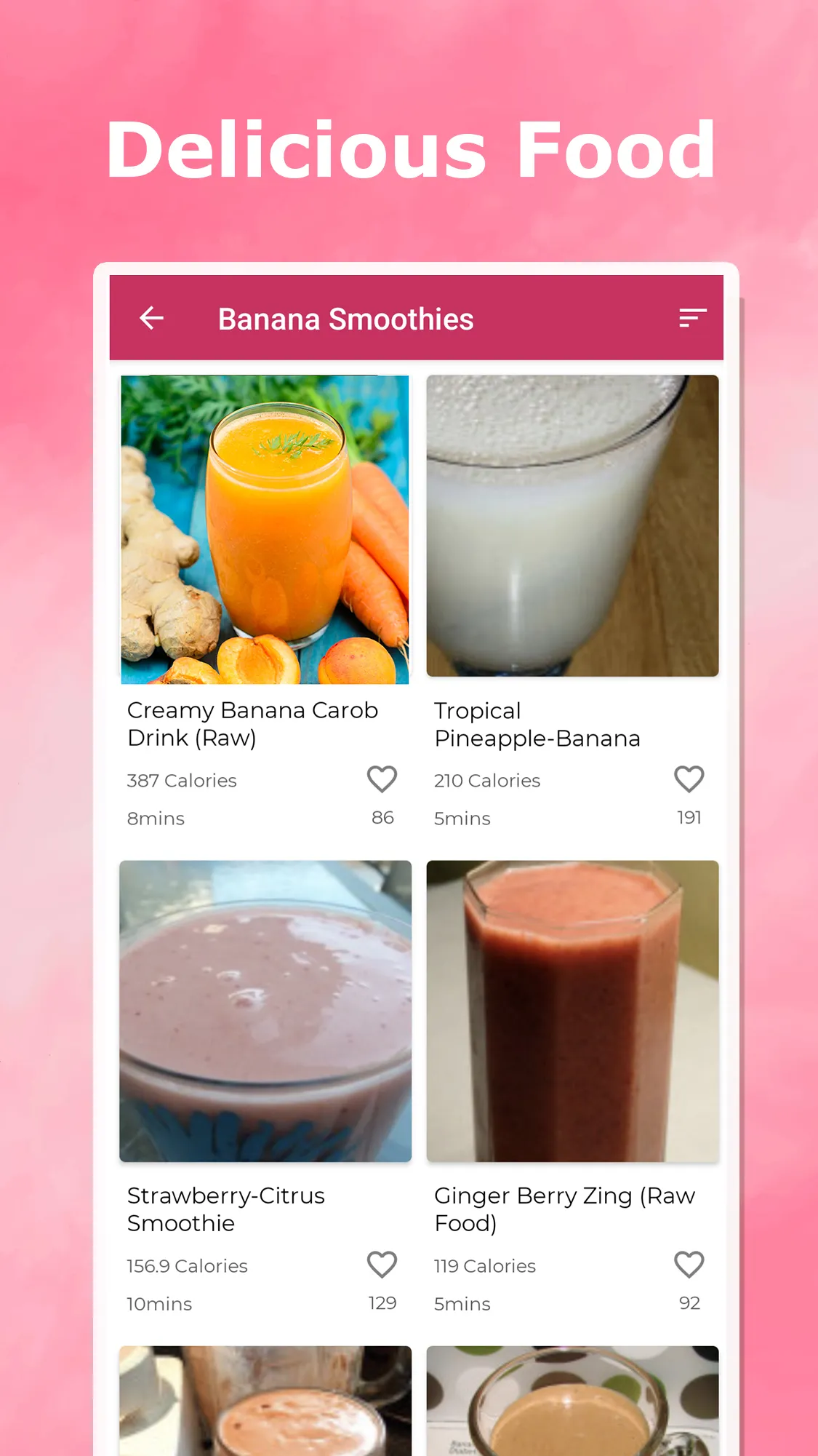 Smoothie Recipes | Indus Appstore | Screenshot