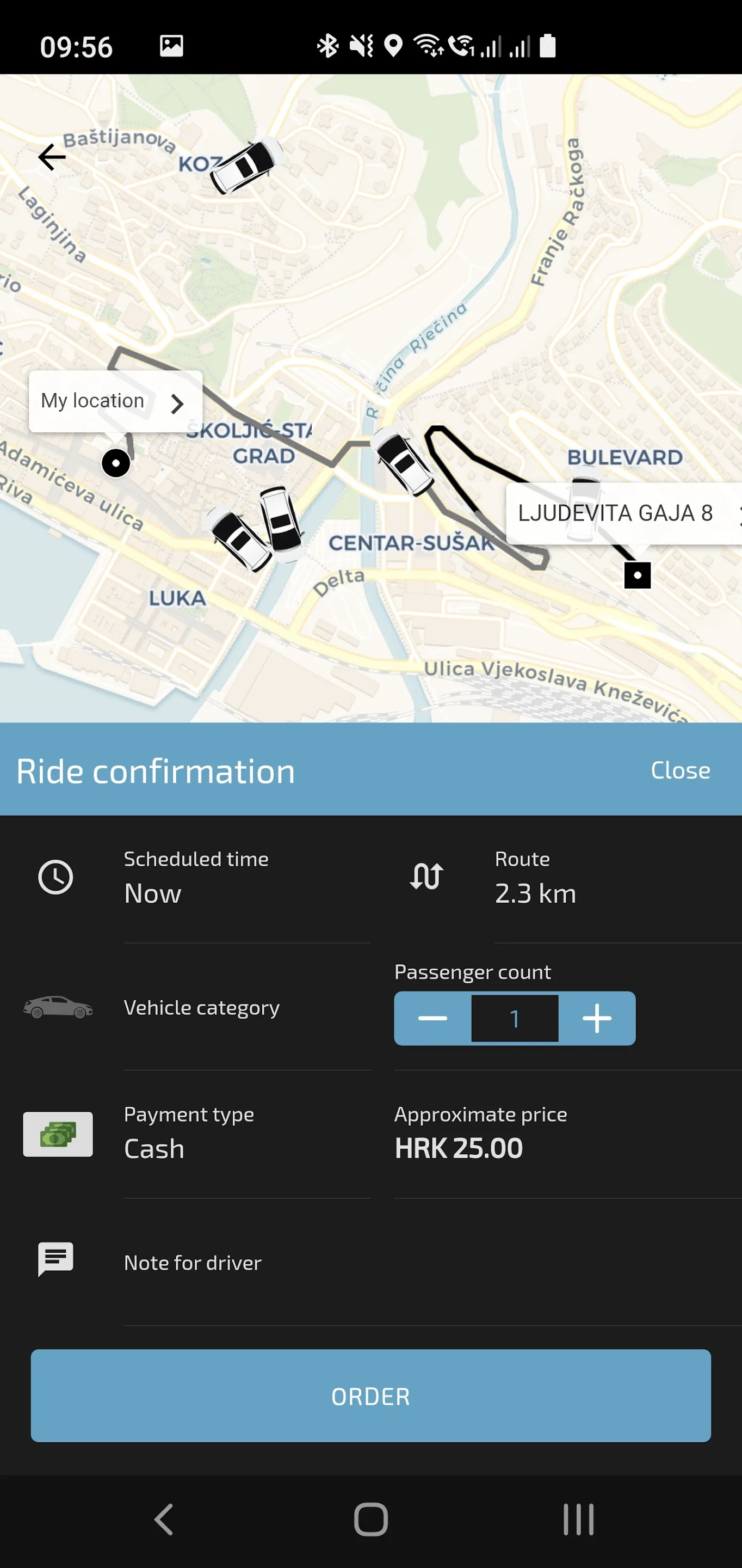 Fiume Taxi | Indus Appstore | Screenshot