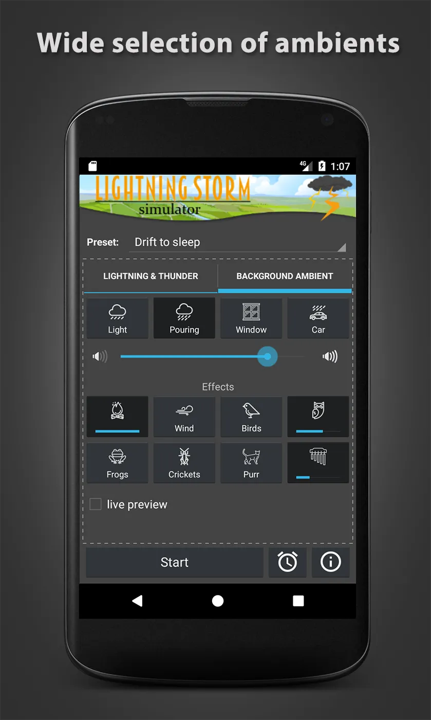 Lightning Storm Simulator | Indus Appstore | Screenshot