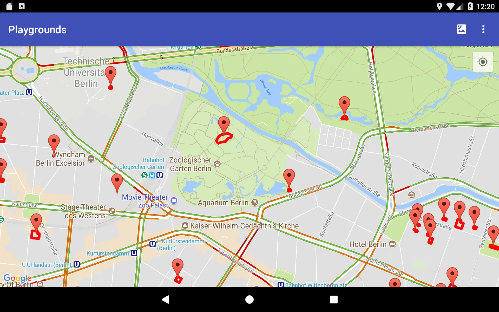 Playgrounds - Map of nearby pl | Indus Appstore | Screenshot