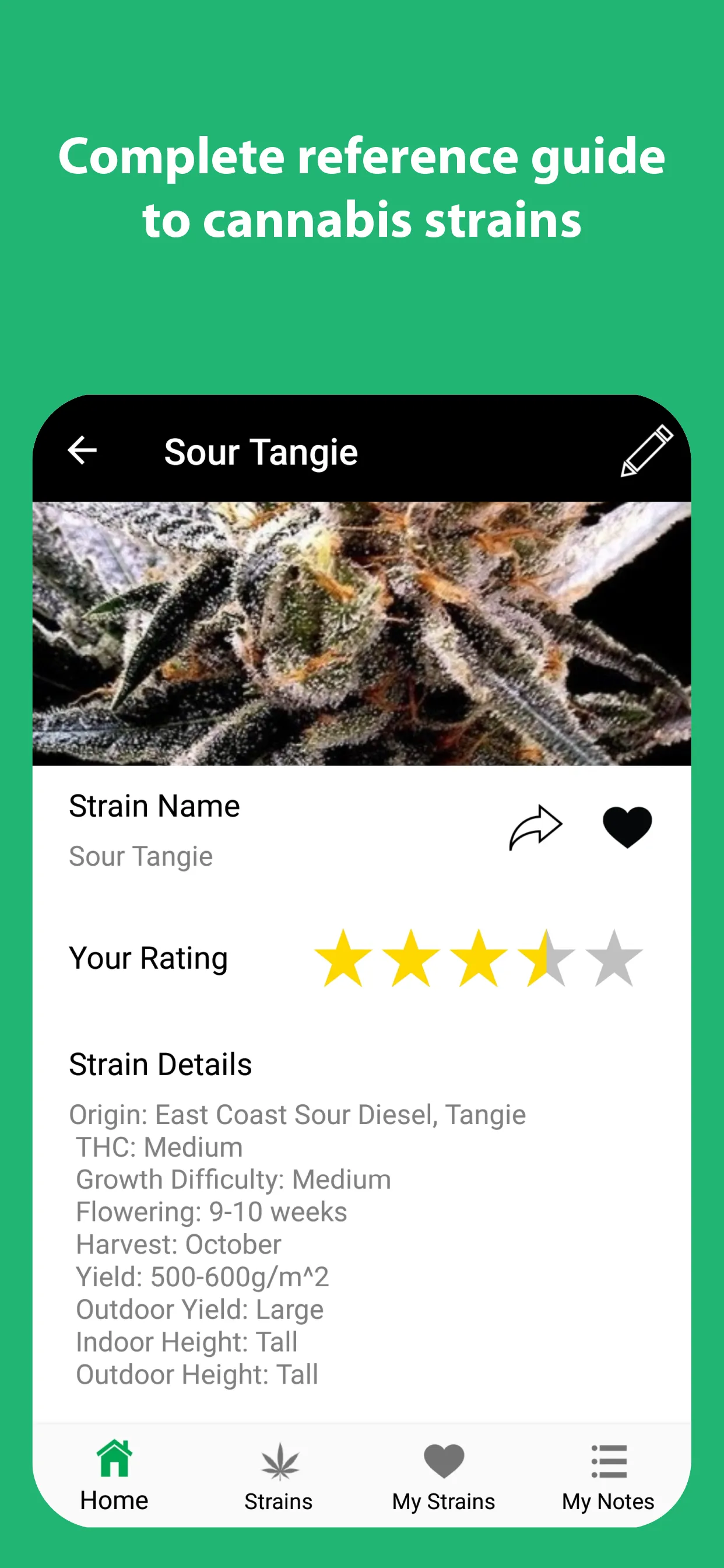 WeedPro: Cannabis Strain Guide | Indus Appstore | Screenshot