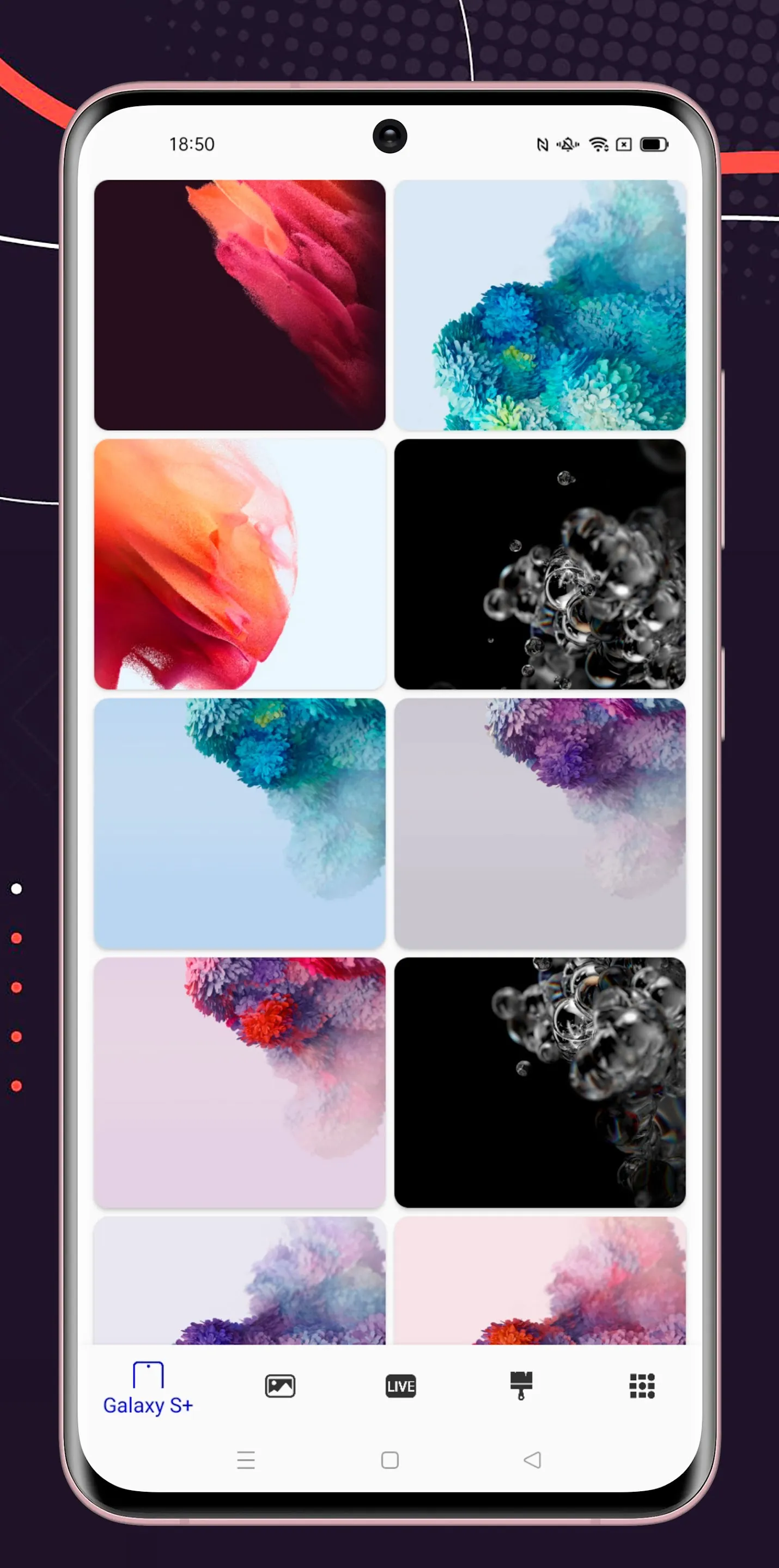 Galaxy S22 Wallpaper & Themes | Indus Appstore | Screenshot