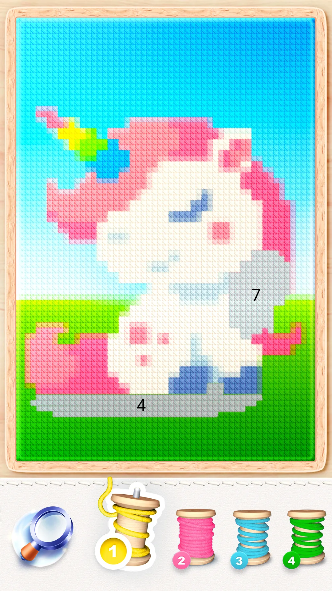 Magic Cross Stitch: Pixel Art | Indus Appstore | Screenshot