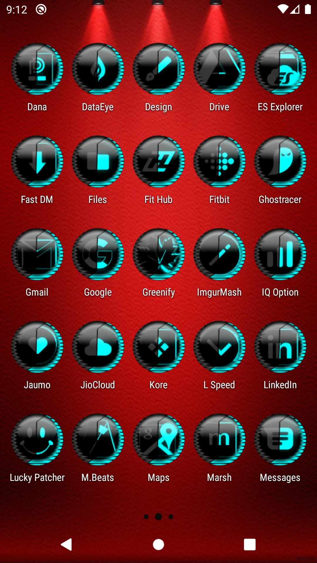 Cyan Icon Pack Style 8 | Indus Appstore | Screenshot