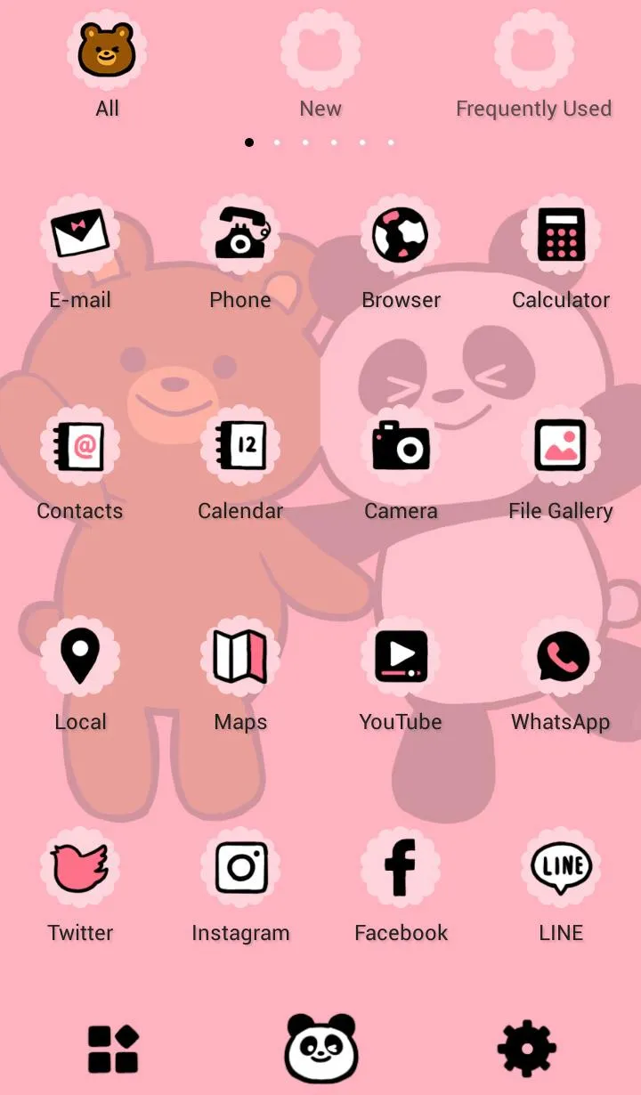 Bear and Panda Theme | Indus Appstore | Screenshot