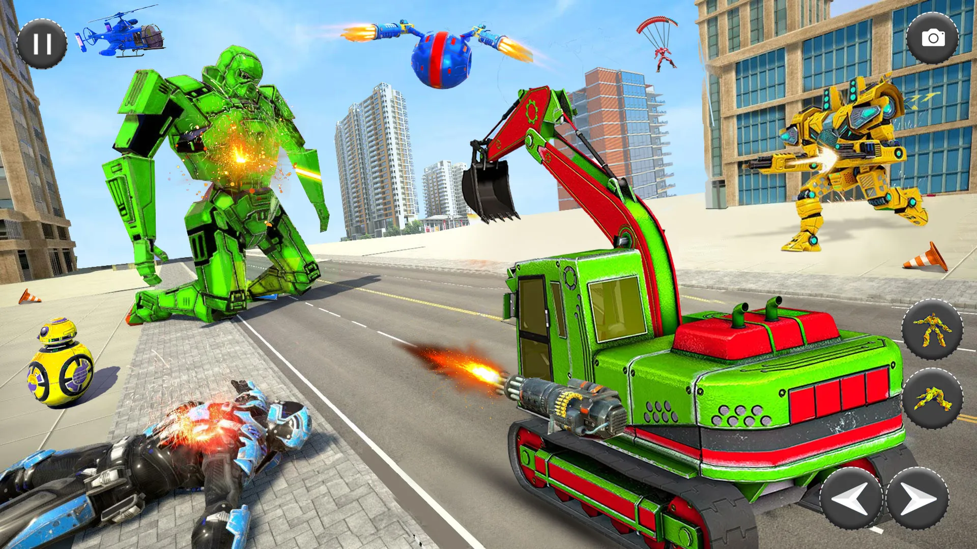 Robots War– Car Transform Game | Indus Appstore | Screenshot