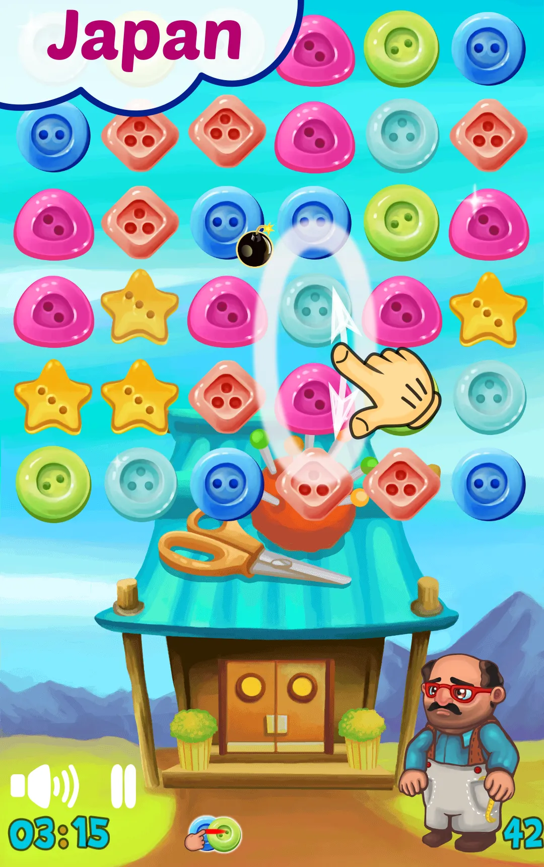 Match Button: pop and splash | Indus Appstore | Screenshot